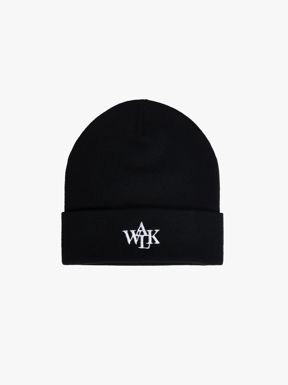Black signature beanie