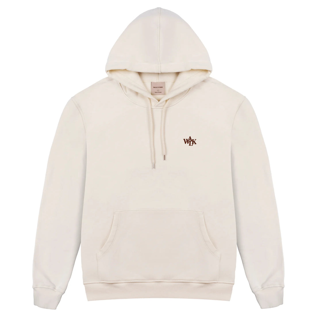 THE BEIGE EMBROIDERED CLASSIC HOODIE