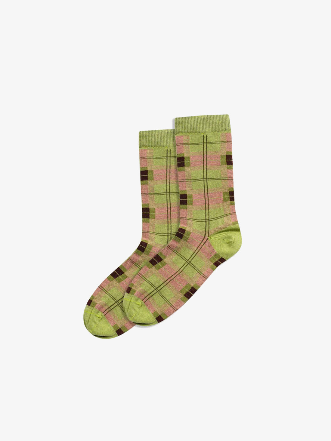 Les chaussettes vertes tartan