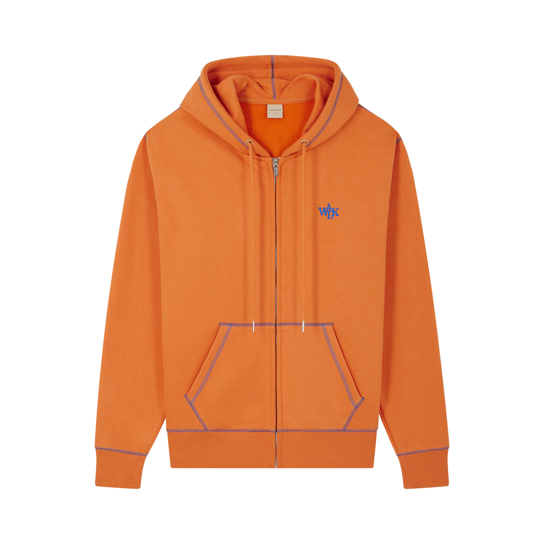 Le hoodie zippé mandarine