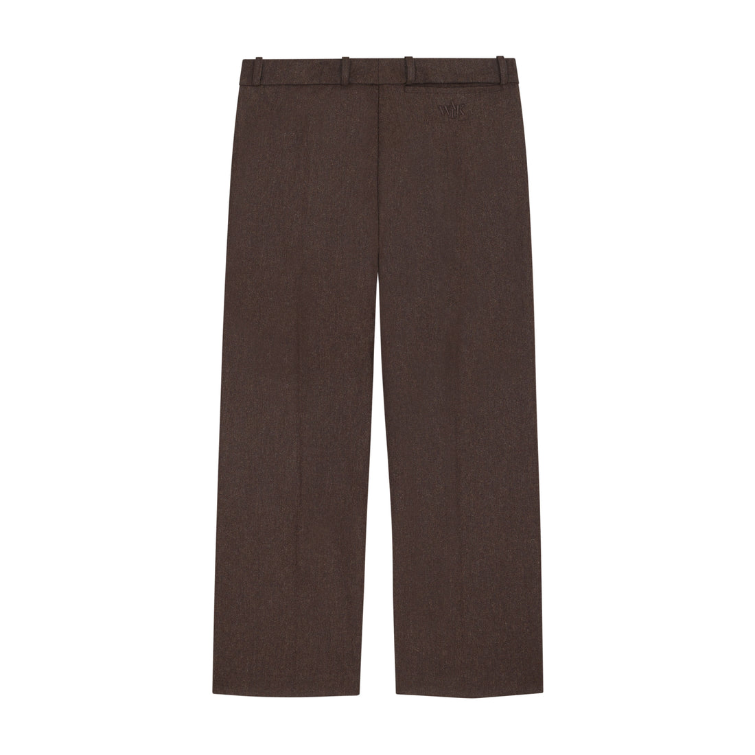 Brown wool suit pants