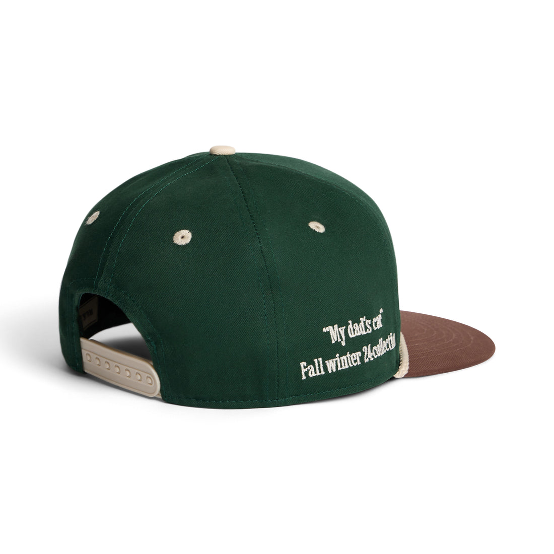 The green "My Dad's Car" cap