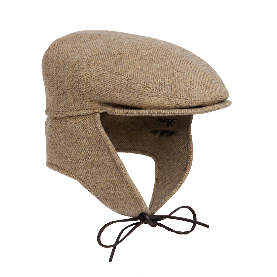 Beige wool Sherlock beret