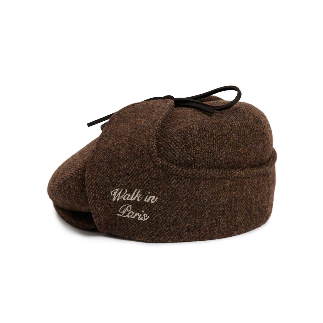 Le béret Sherlock en laine marron
