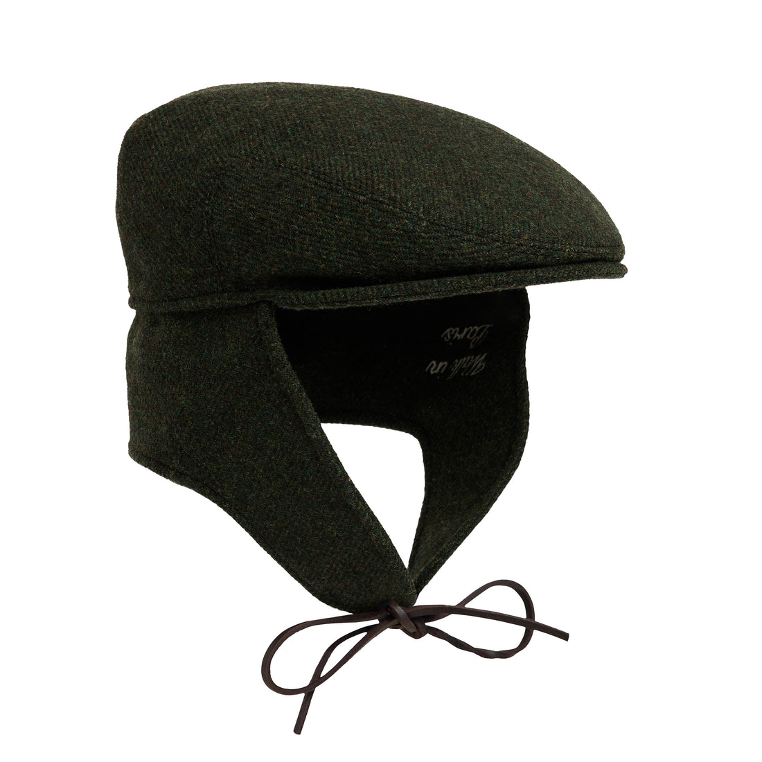 Le béret Sherlock en laine vert forêt