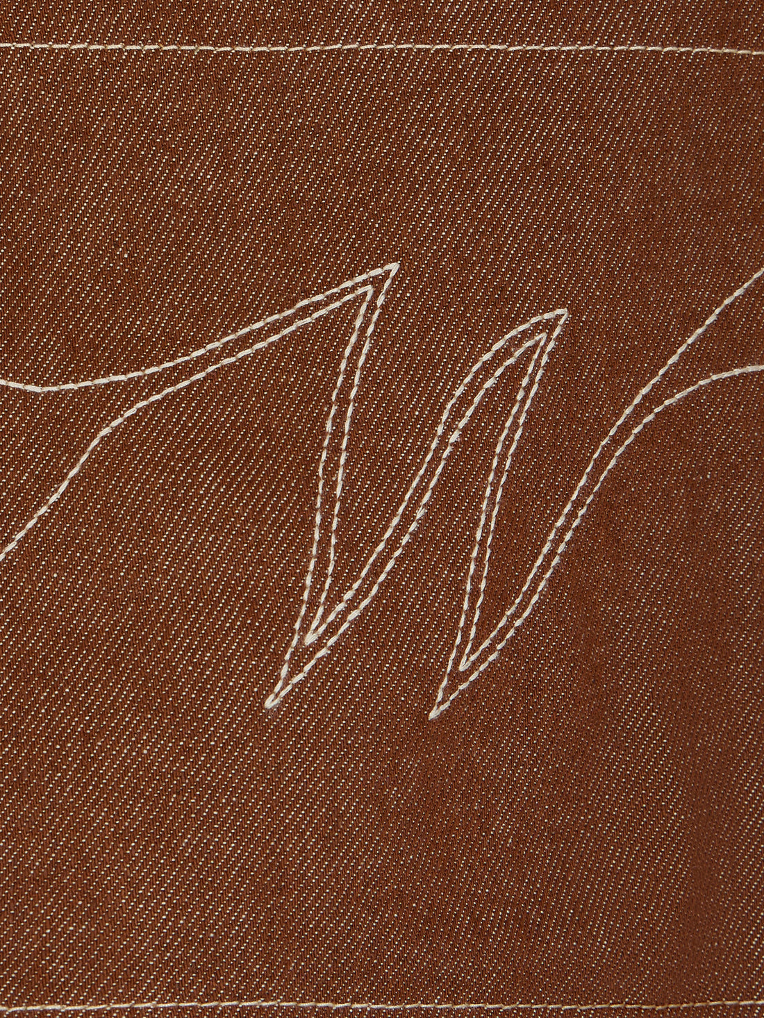 Le pantalon de menuisier en denim marron