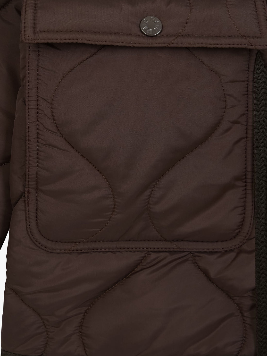 La veste matelassée marron