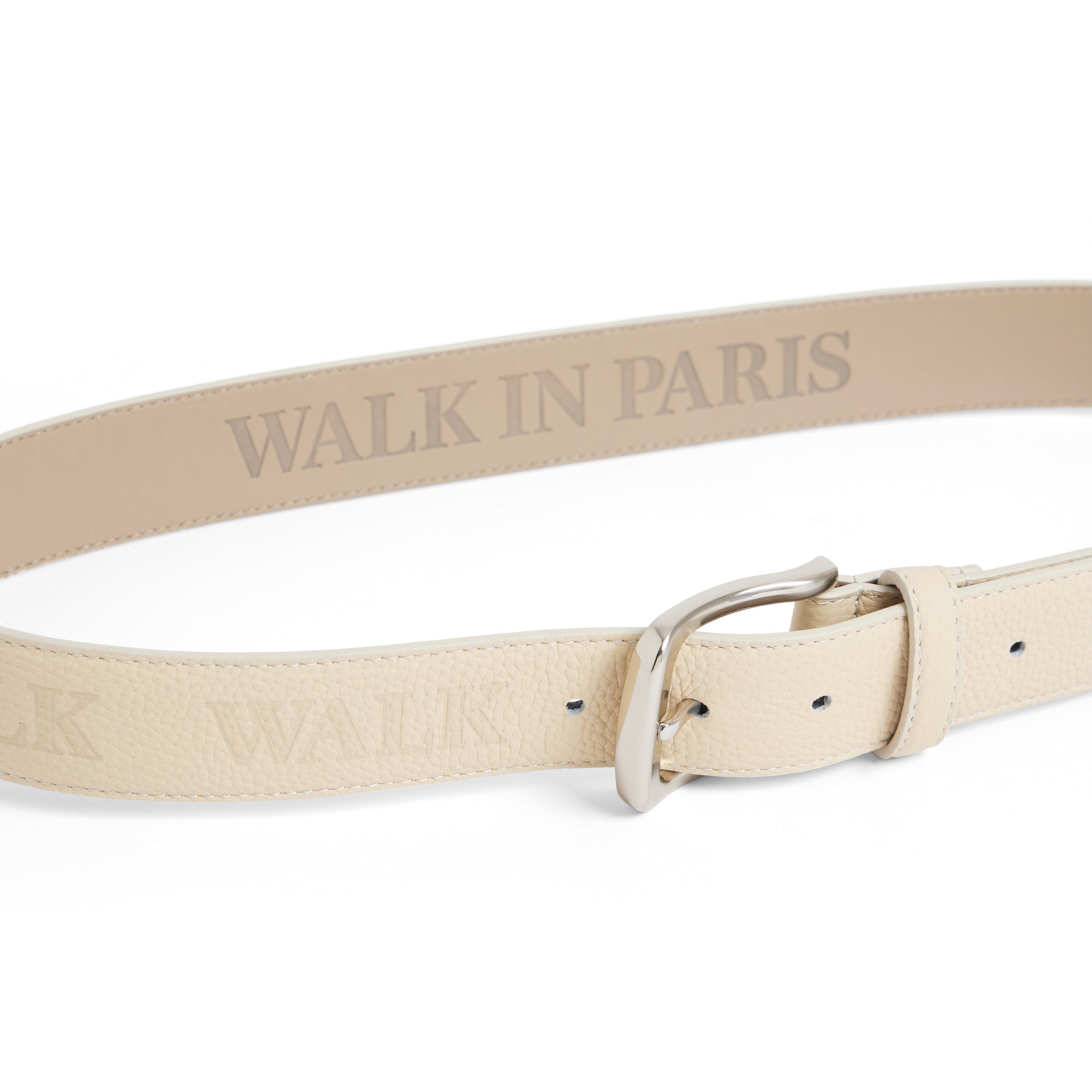 [LOW CLASSIC] / ☆ 24FW SSQUARE BUCKLE LEATHER BELT / BEIGE LumiSyne Women Wide Leather Belt Classic Solid Color Large