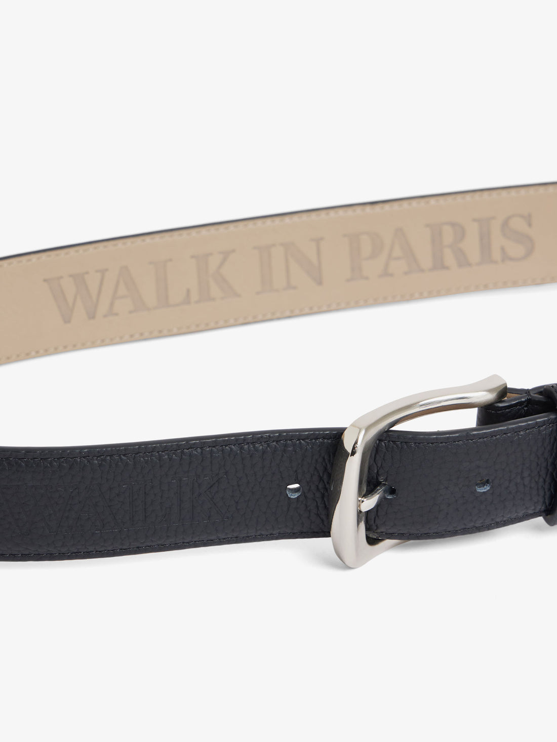La ceinture en cuir noir