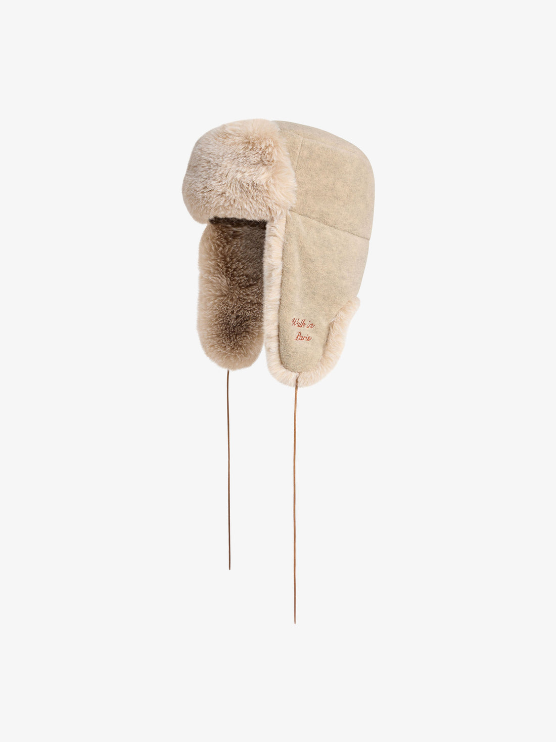 Beige chapka