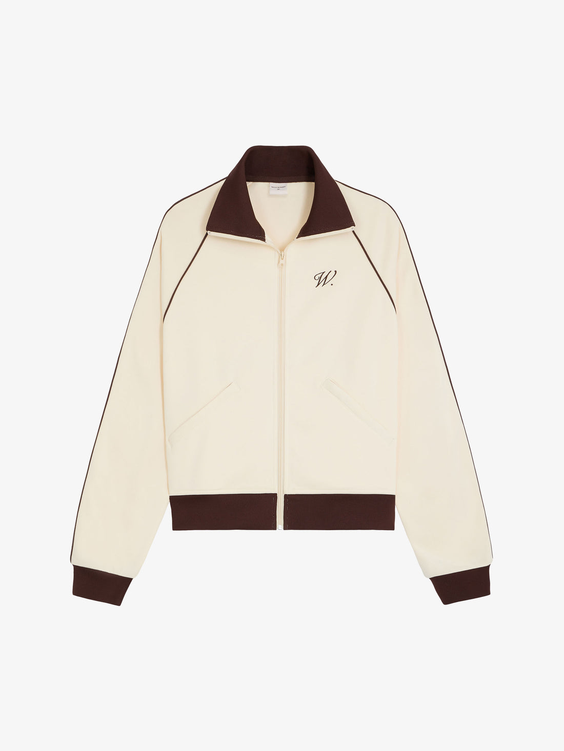 La veste de jogging Signature beige