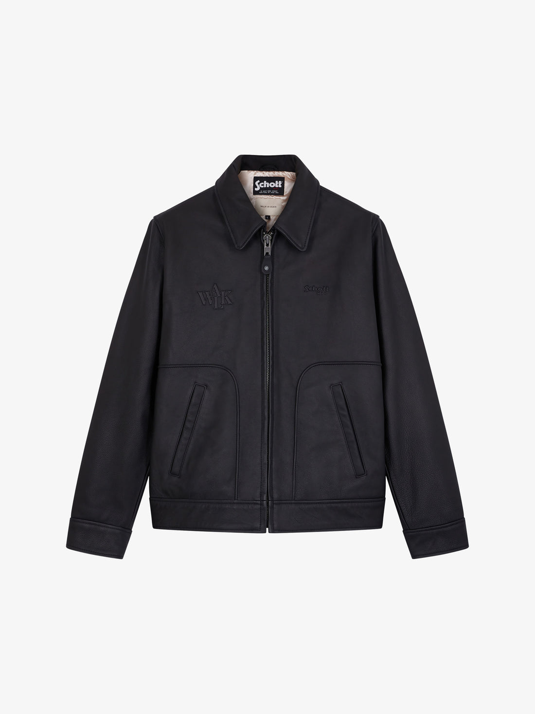 Walk in Paris X Schott NYC®️ - La veste en cuir noir