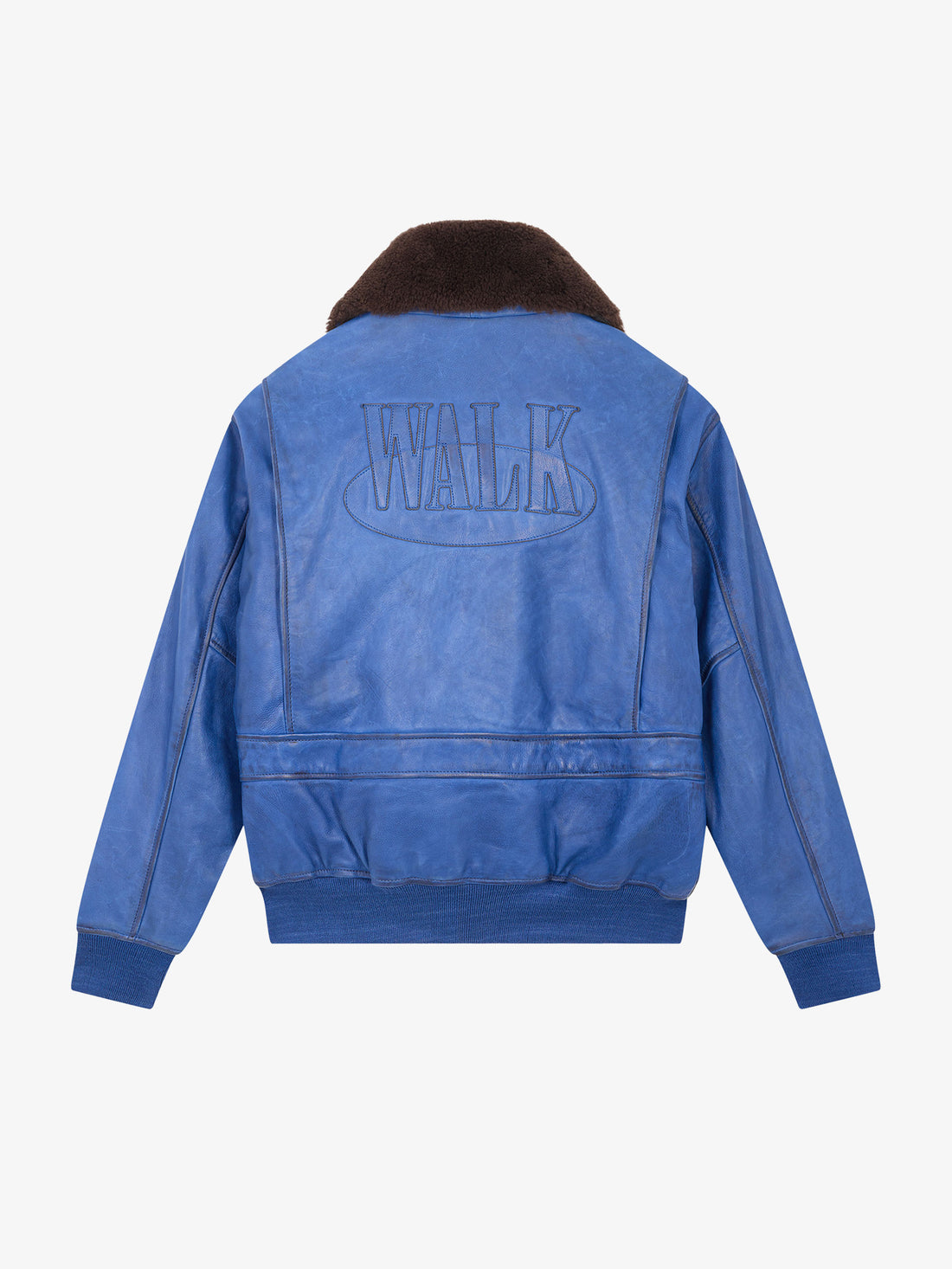 Walk in Paris X Schott NYC ® - Flight jacket bleu