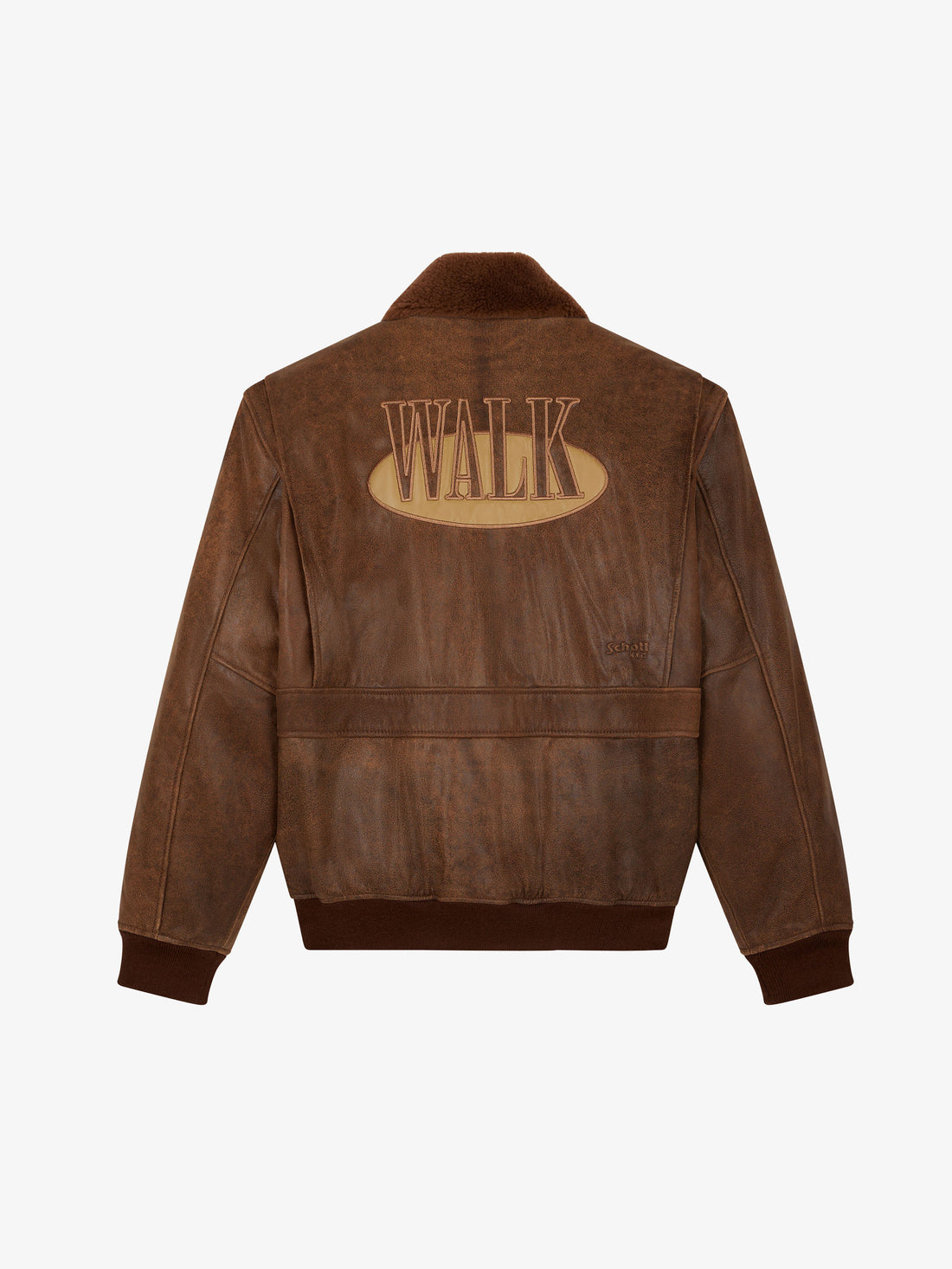 Walk in Paris X Schott NYC ® - Ambre flight jacket