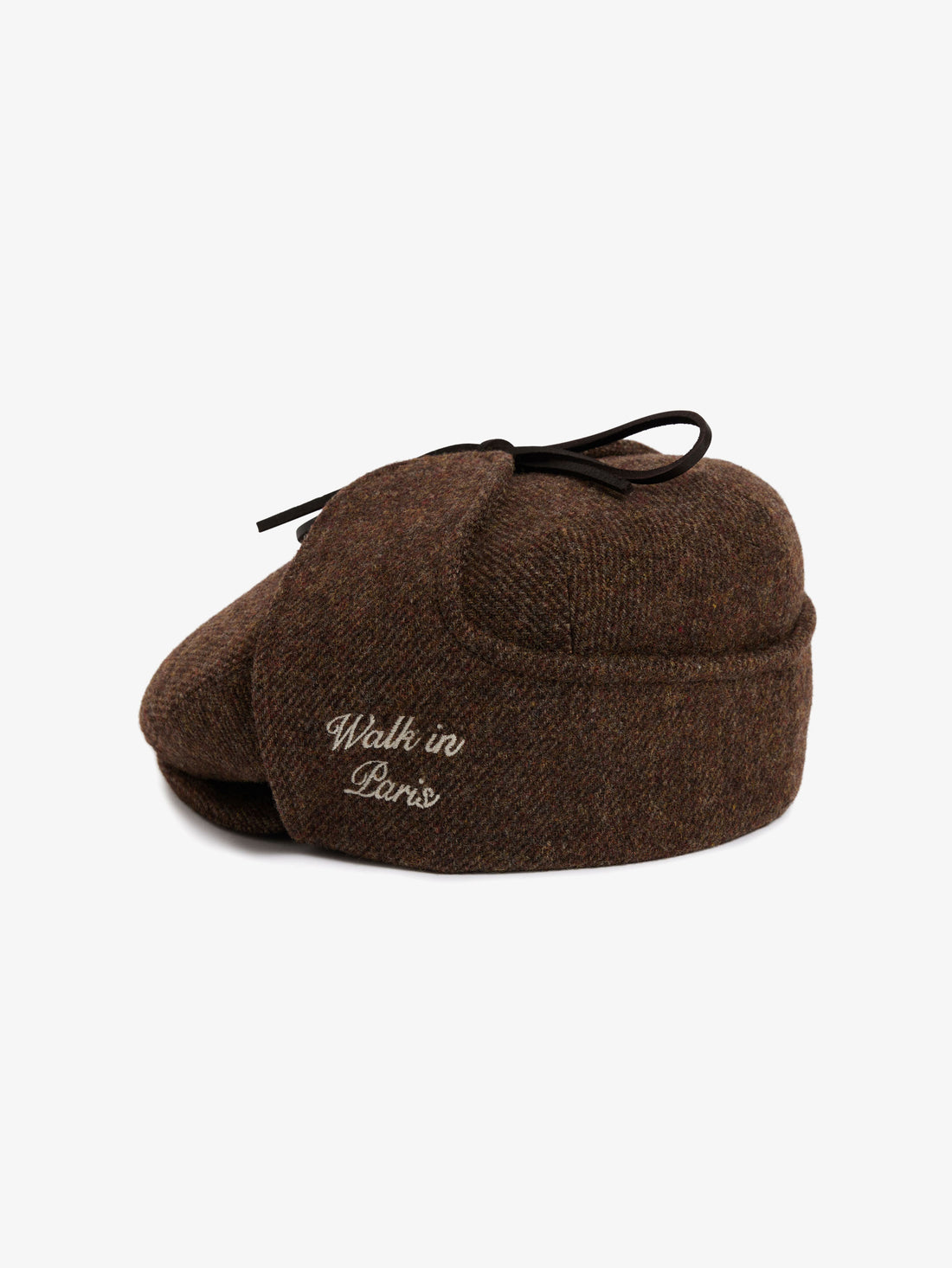 Brown wool Sherlock beret