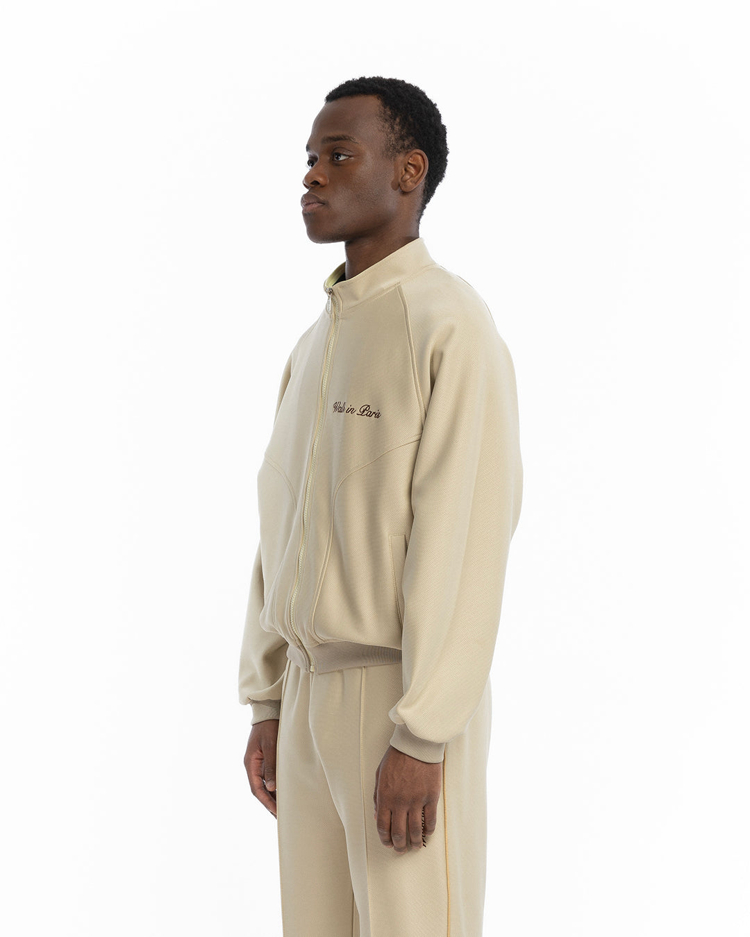 The beige heritage jogging jacket