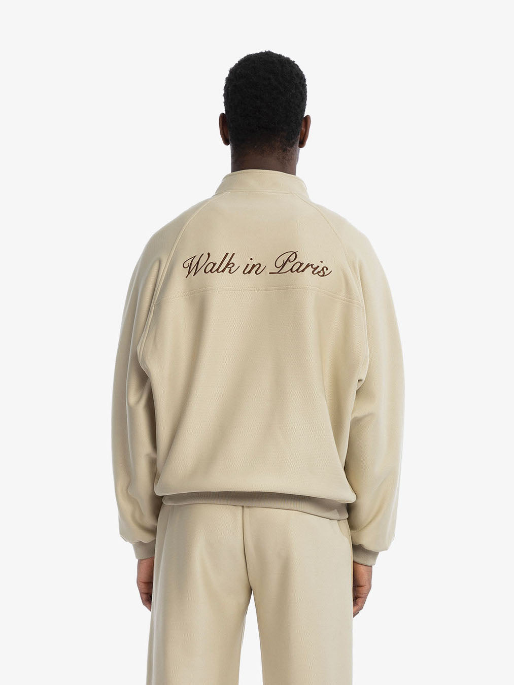 The beige heritage jogging jacket