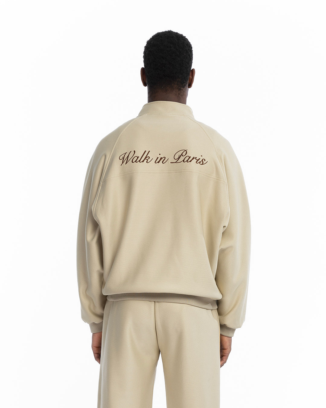 The beige heritage jogging jacket