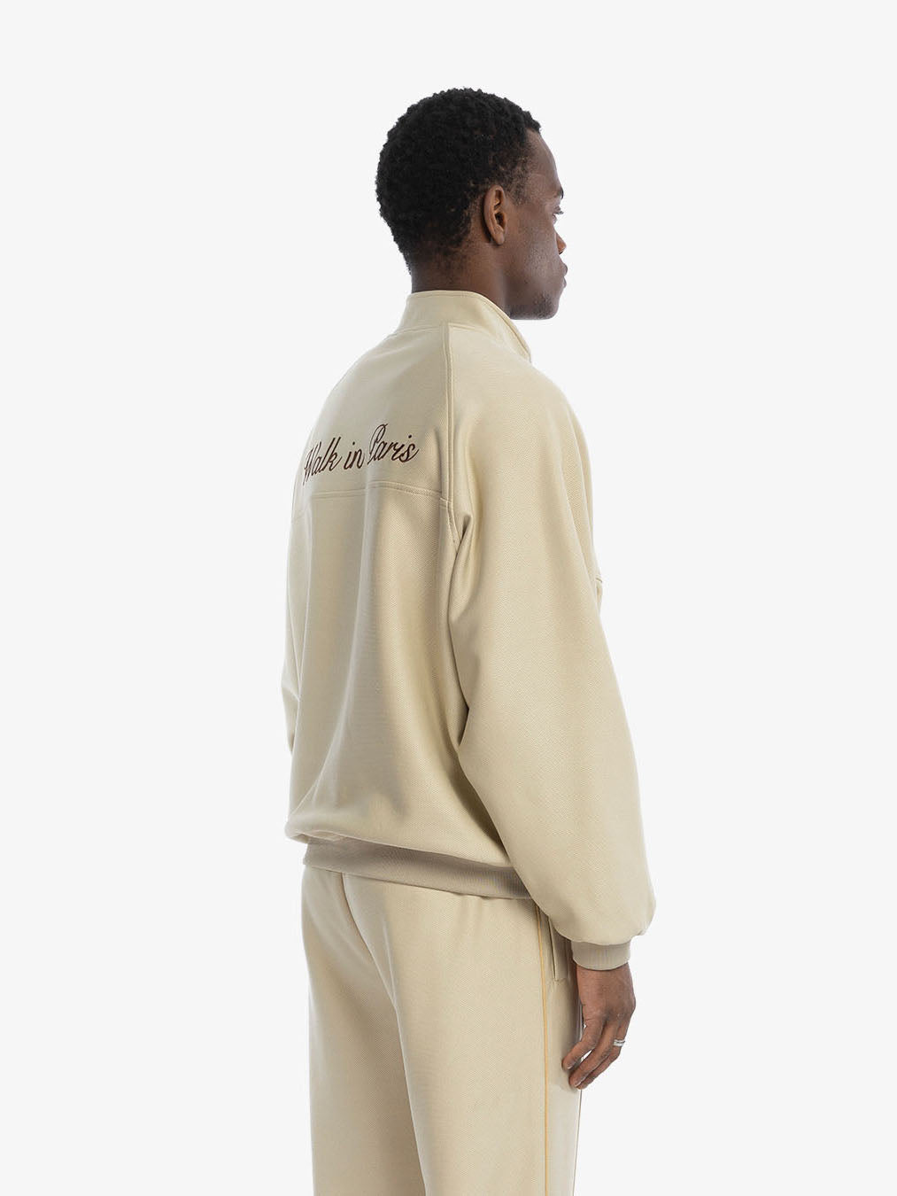 The beige heritage jogging jacket