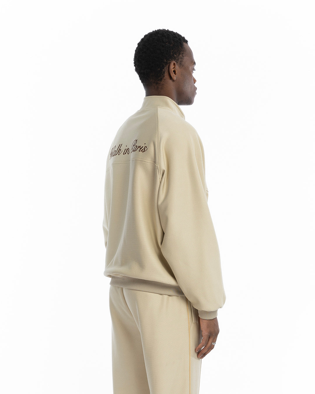 The beige heritage jogging jacket