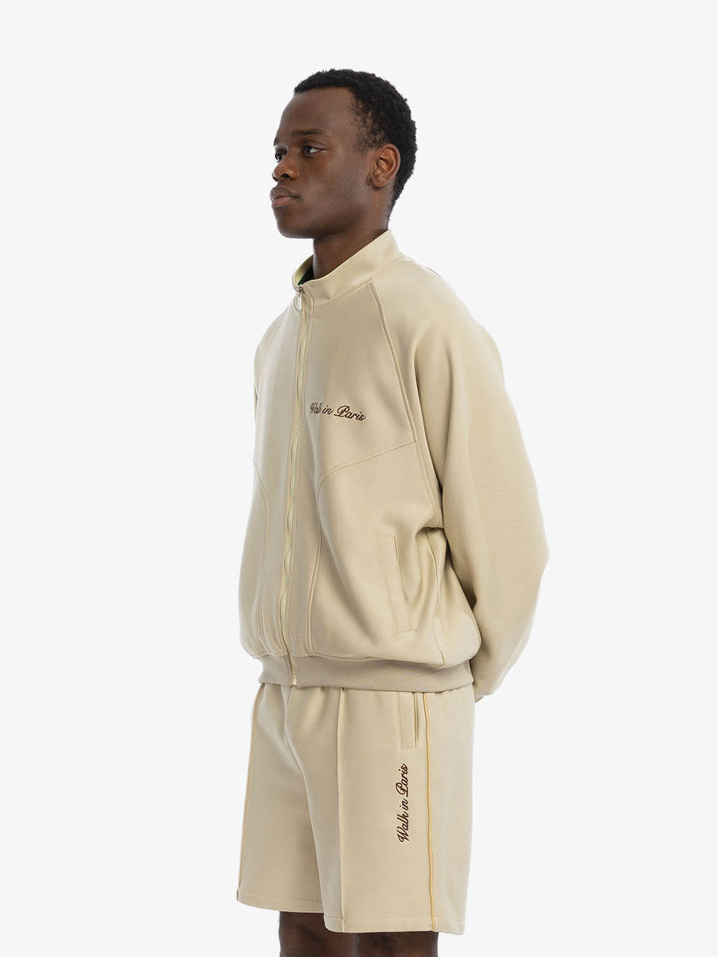 The beige heritage jogging jacket