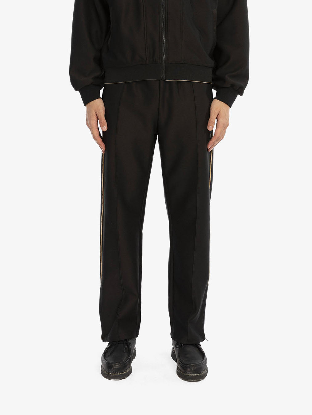 The black heritage jogging pants