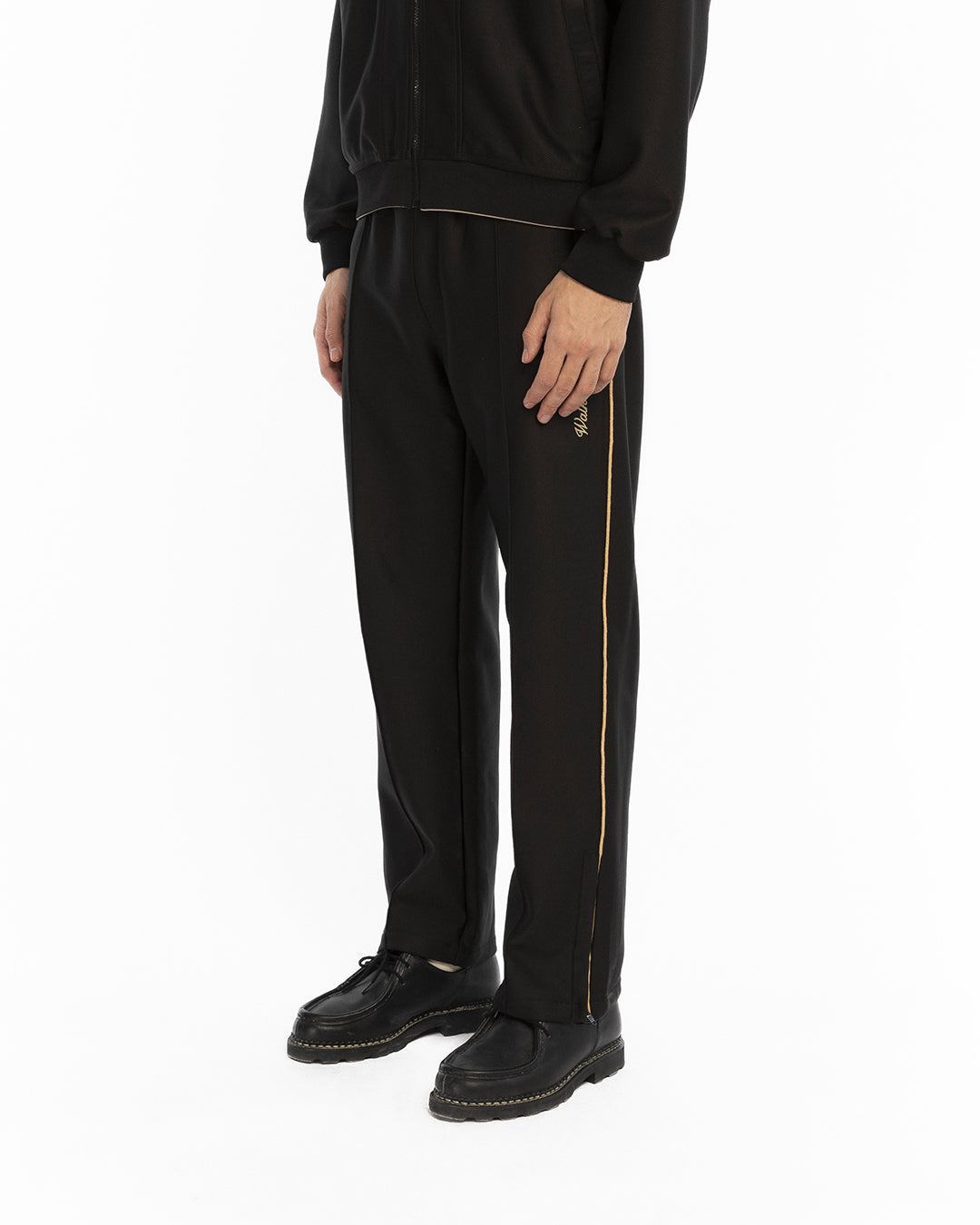 The black heritage jogging pants