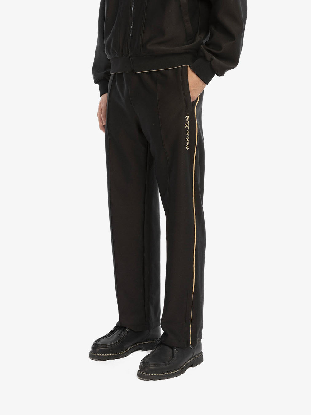 The black heritage jogging pants