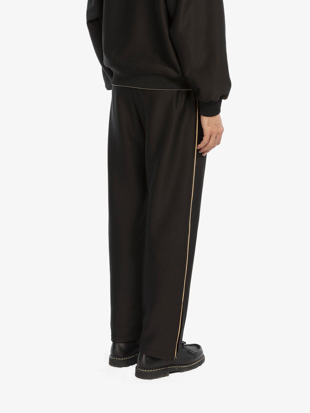 The black heritage jogging pants