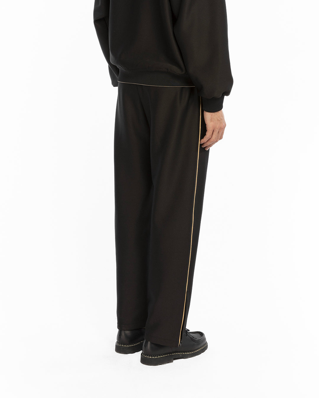 The black heritage jogging pants