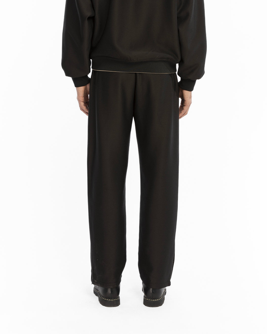 The black heritage jogging pants