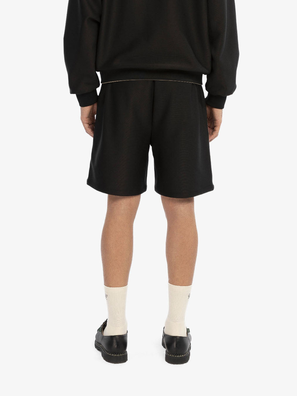 The black heritage jogging shorts