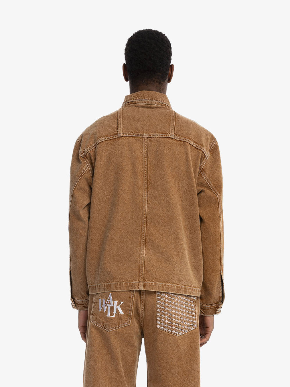 The brown carpenter's jacket