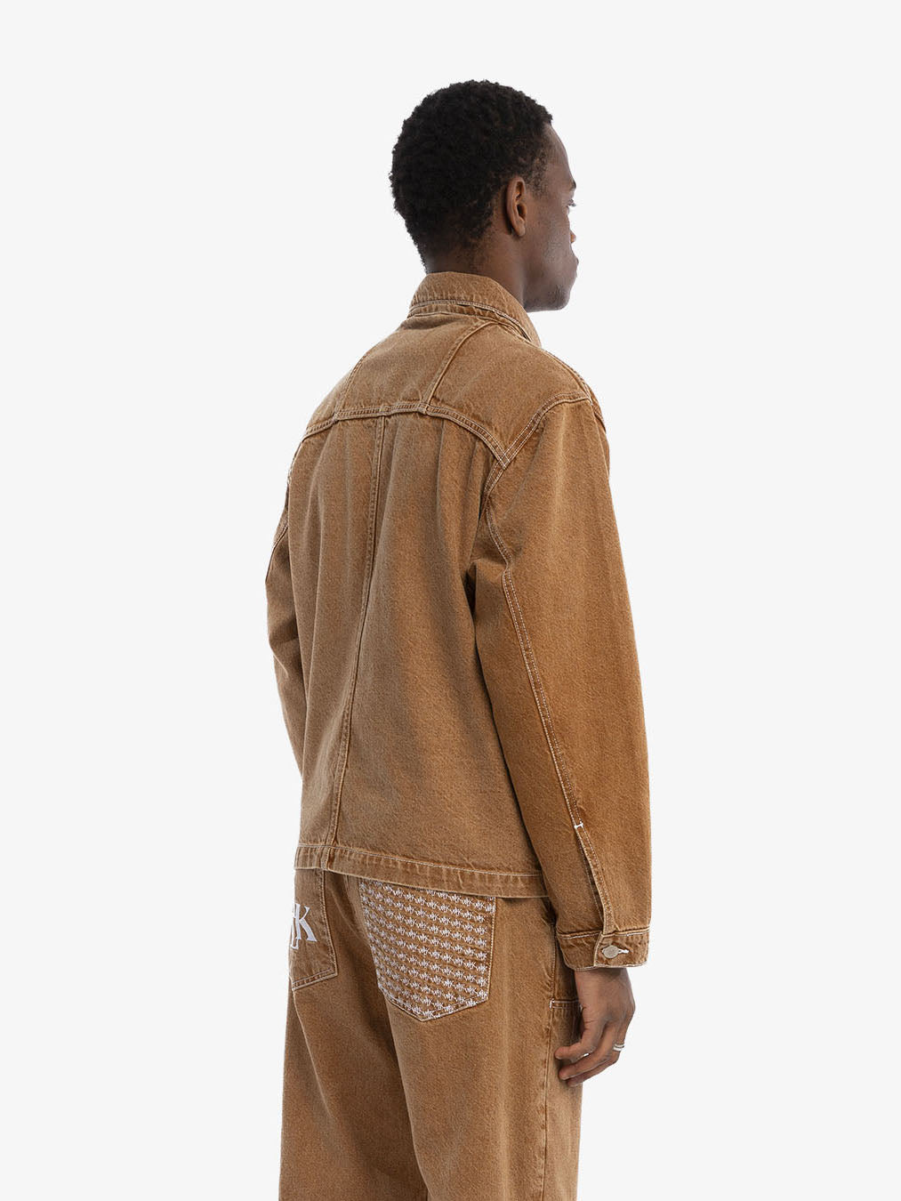 The brown carpenter's jacket