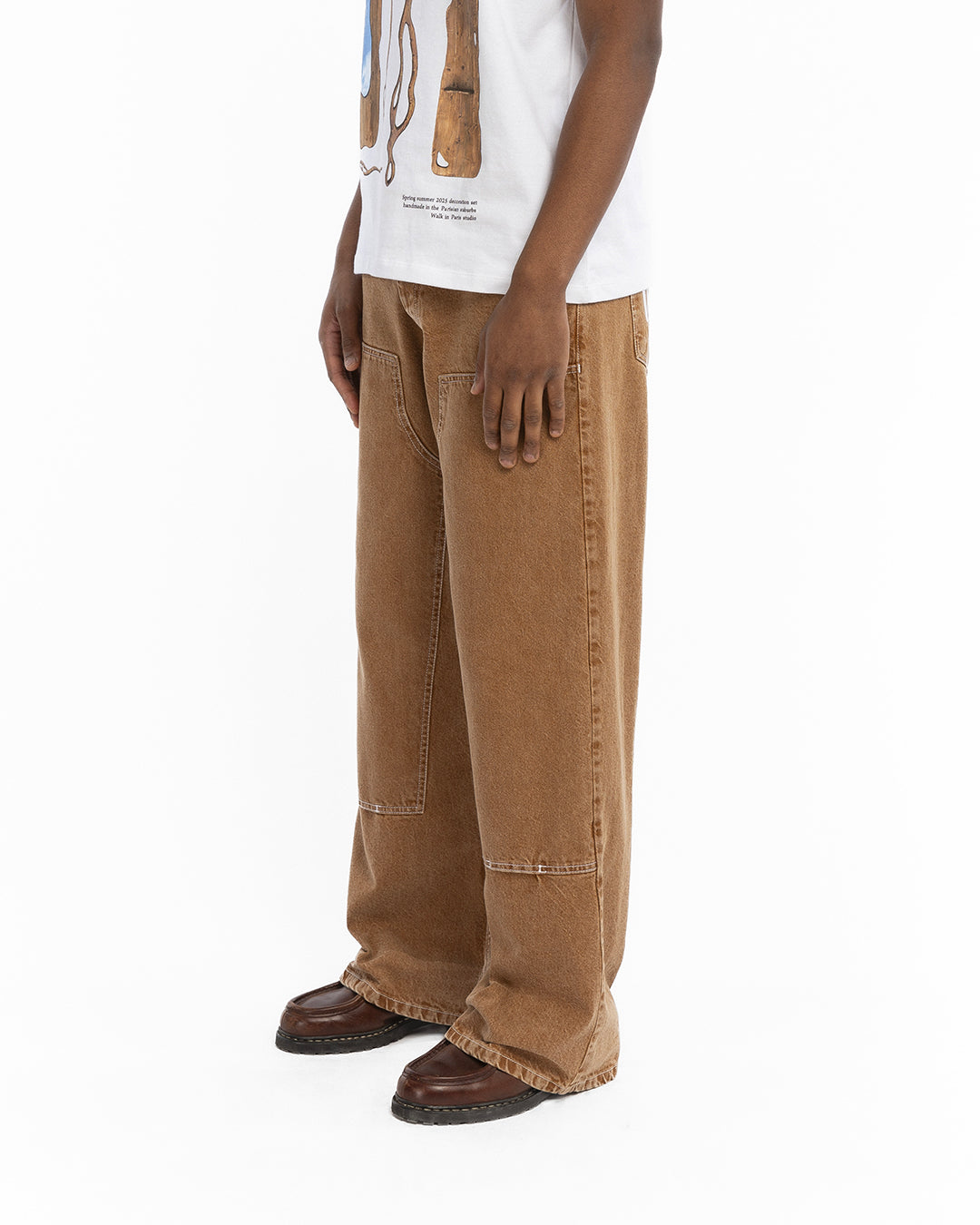 The brown carpenter's pants