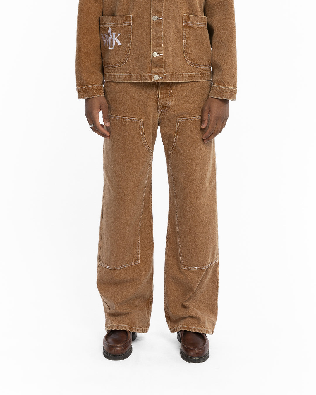 The brown carpenter's pants