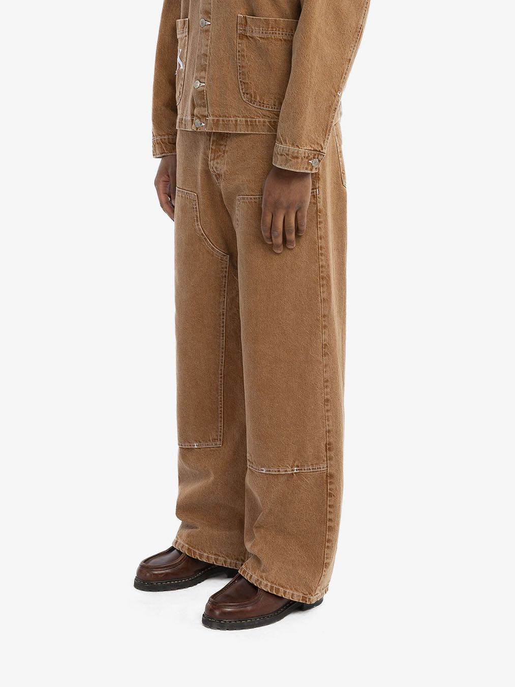 The brown carpenter's pants