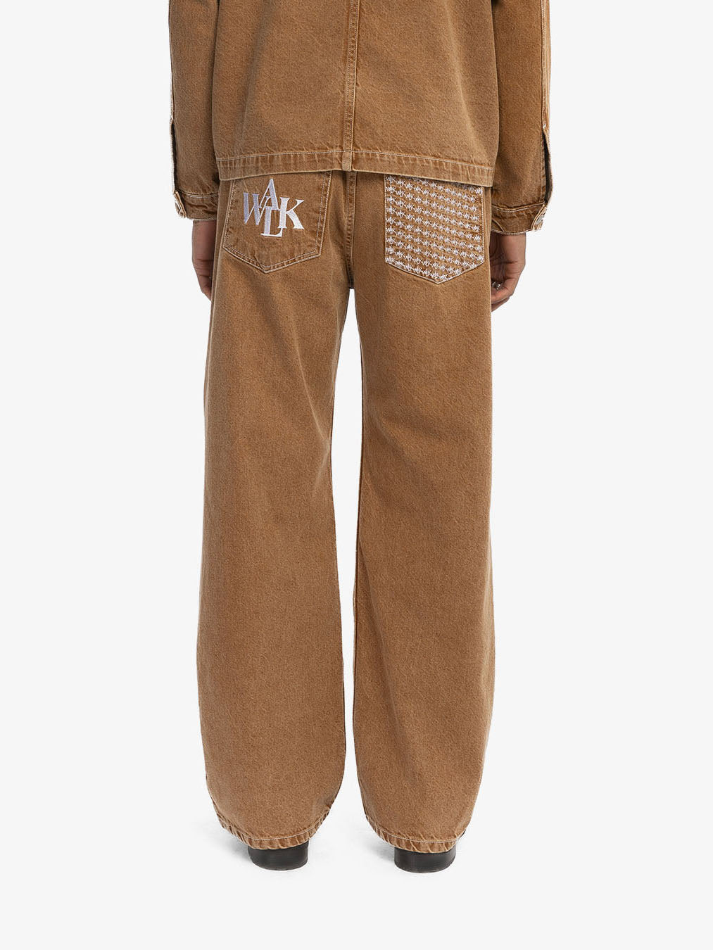 The brown carpenter's pants