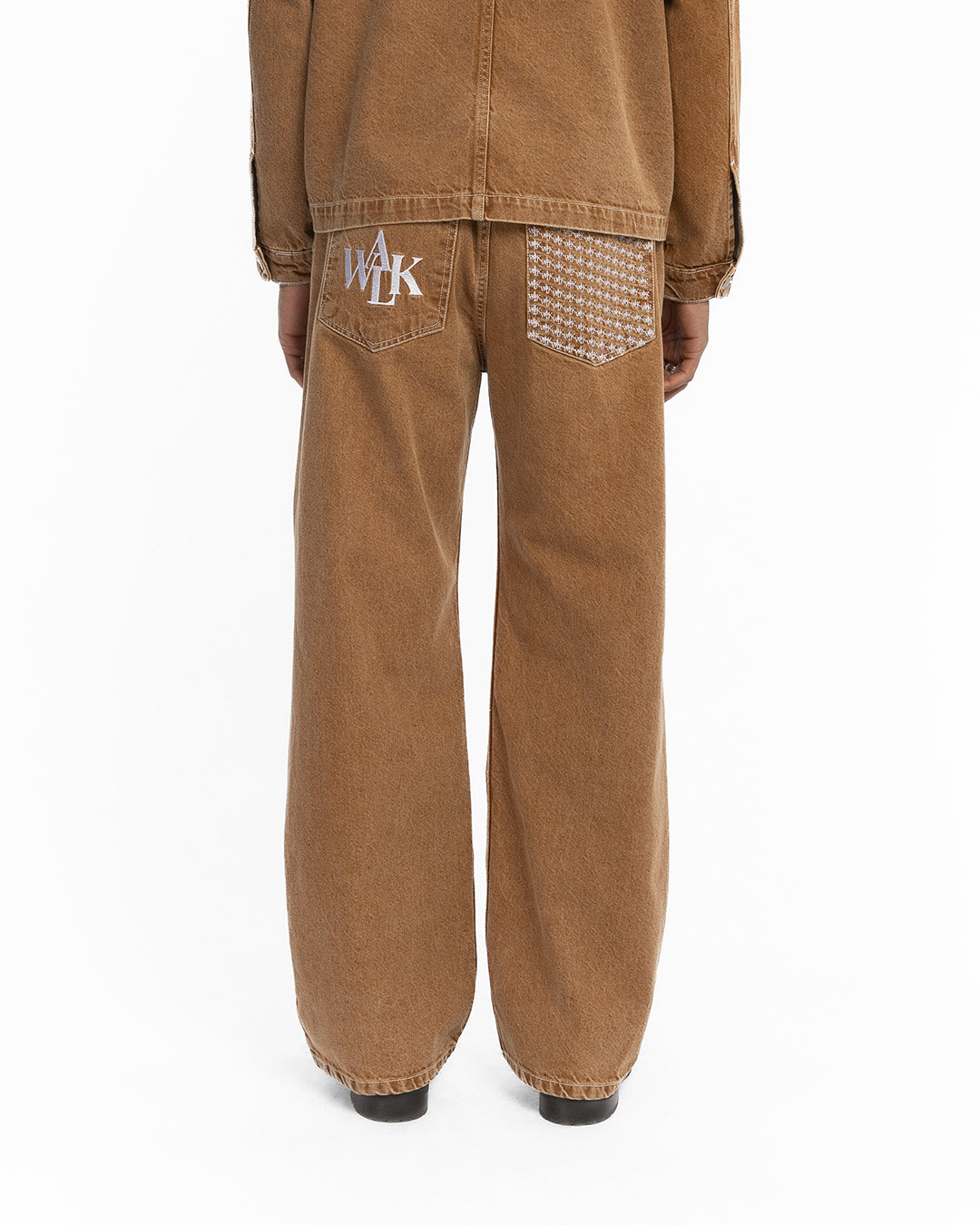 The brown carpenter's pants