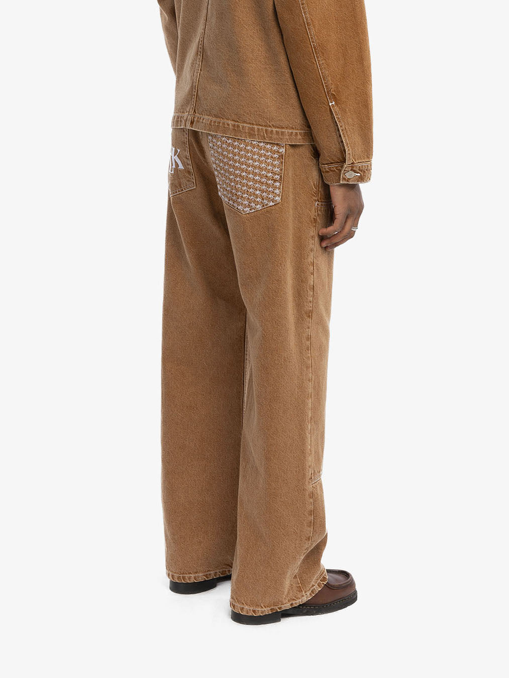 The brown carpenter's pants