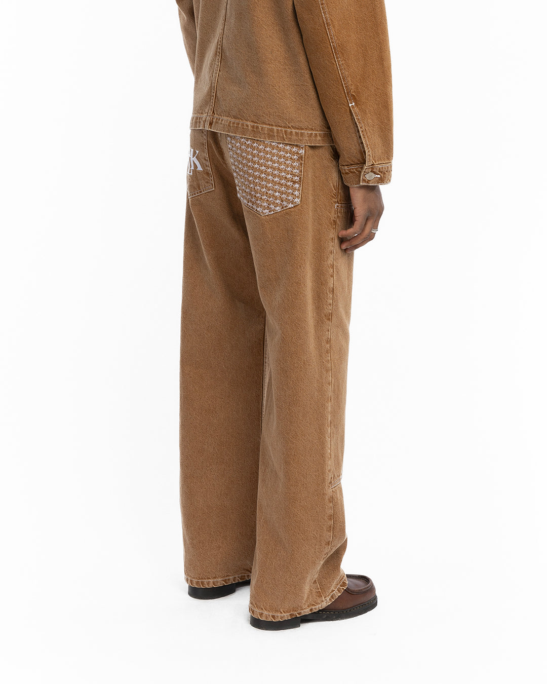 The brown carpenter's pants