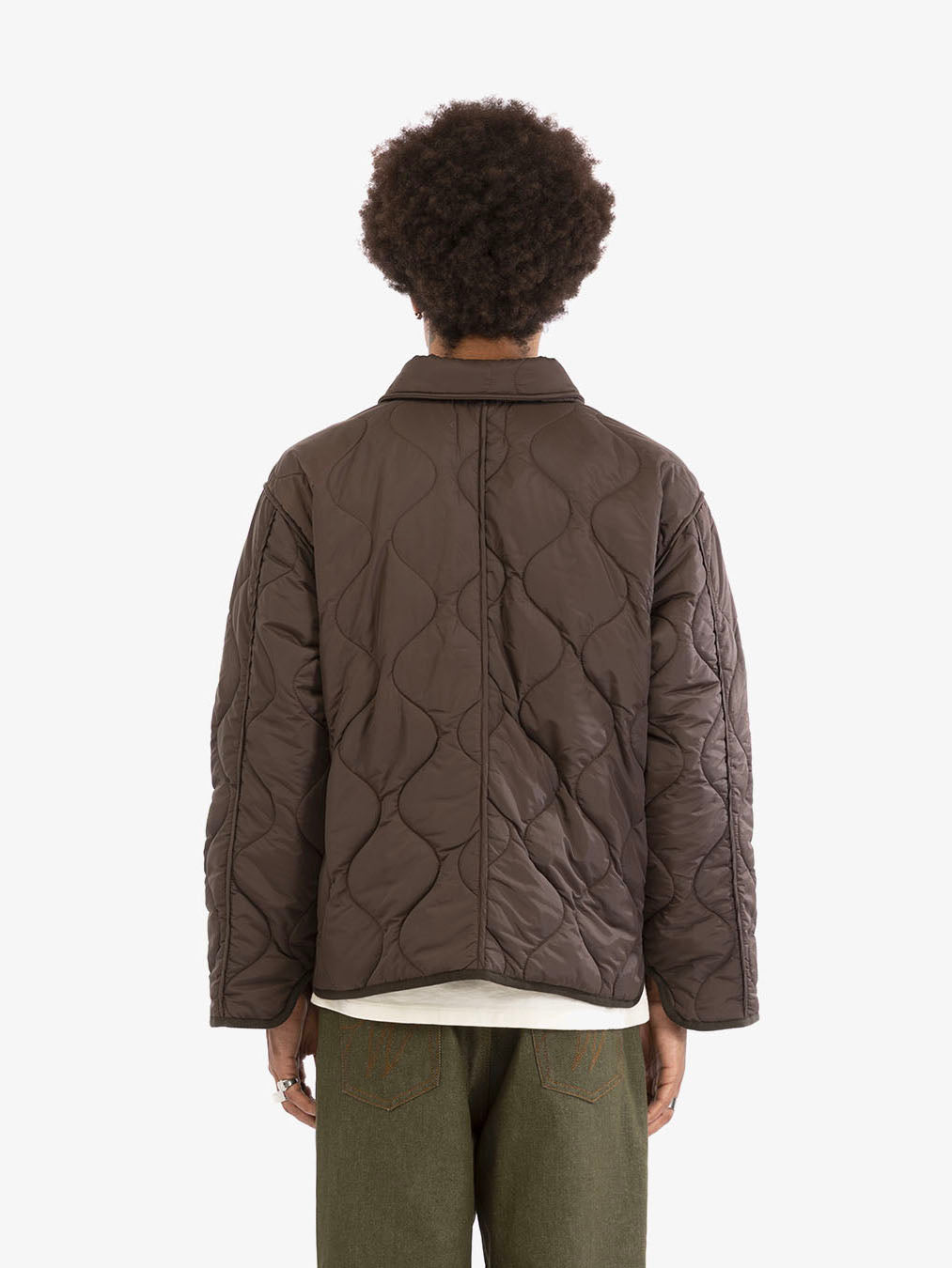 La veste matelassée marron