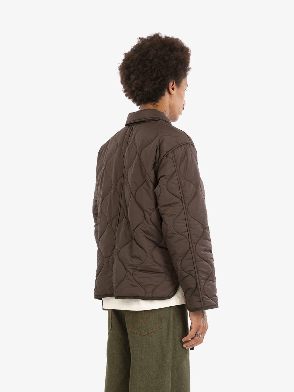 La veste matelassée marron