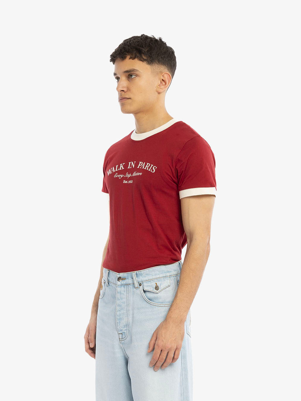 Le t-shirt Every Step Matters bordeaux