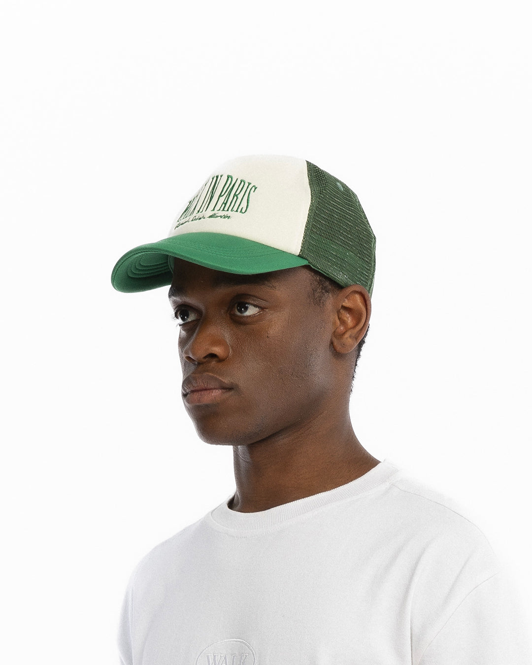 The forest green trucker cap