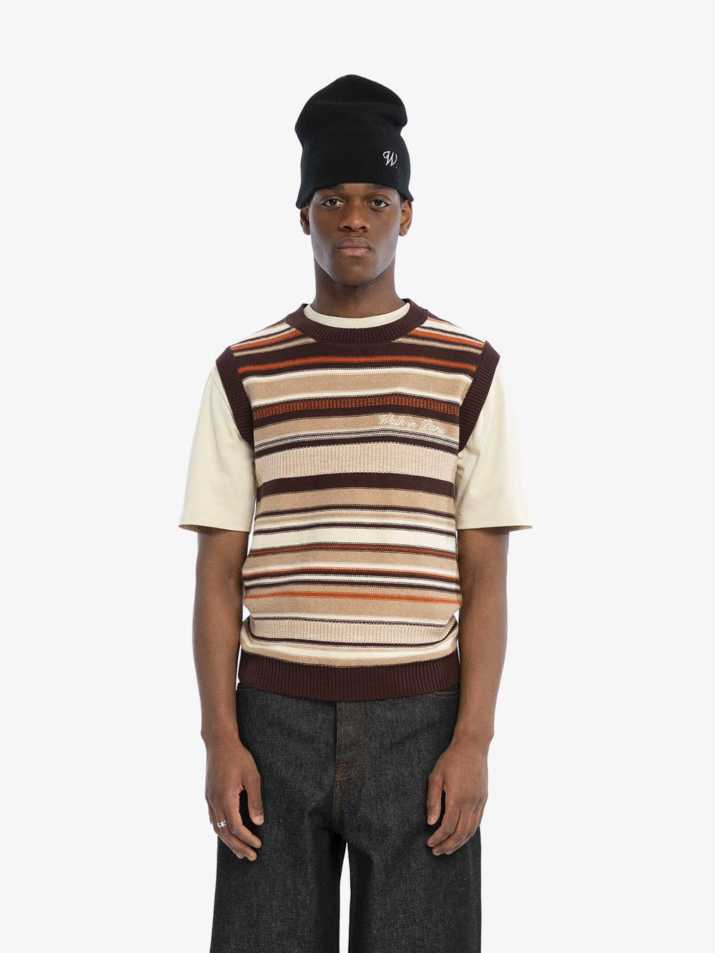 Le pull sans manches de mamie