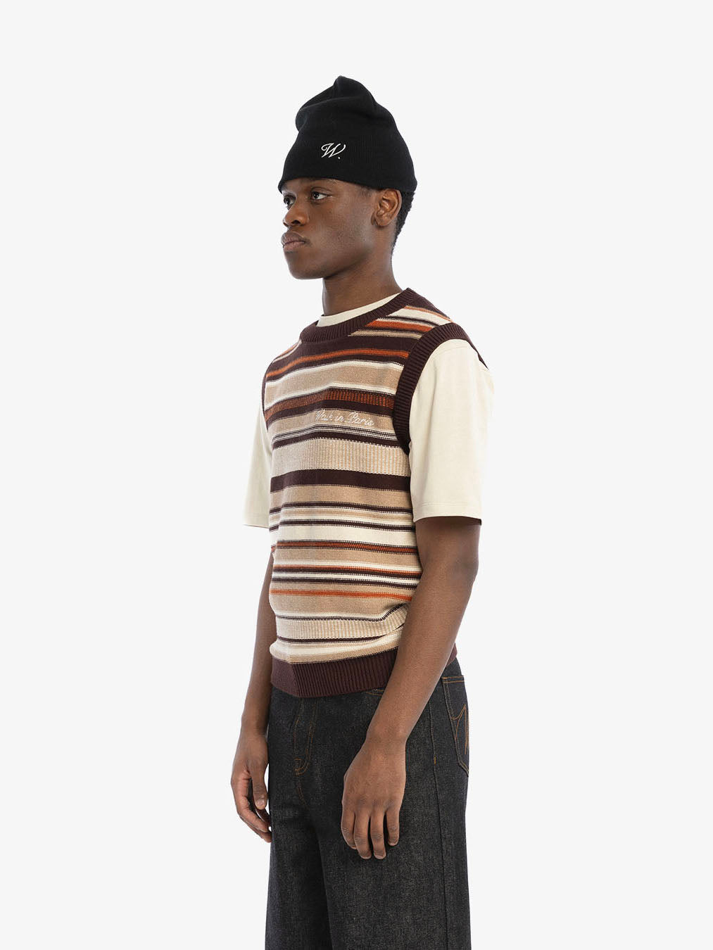 Le pull sans manches de mamie
