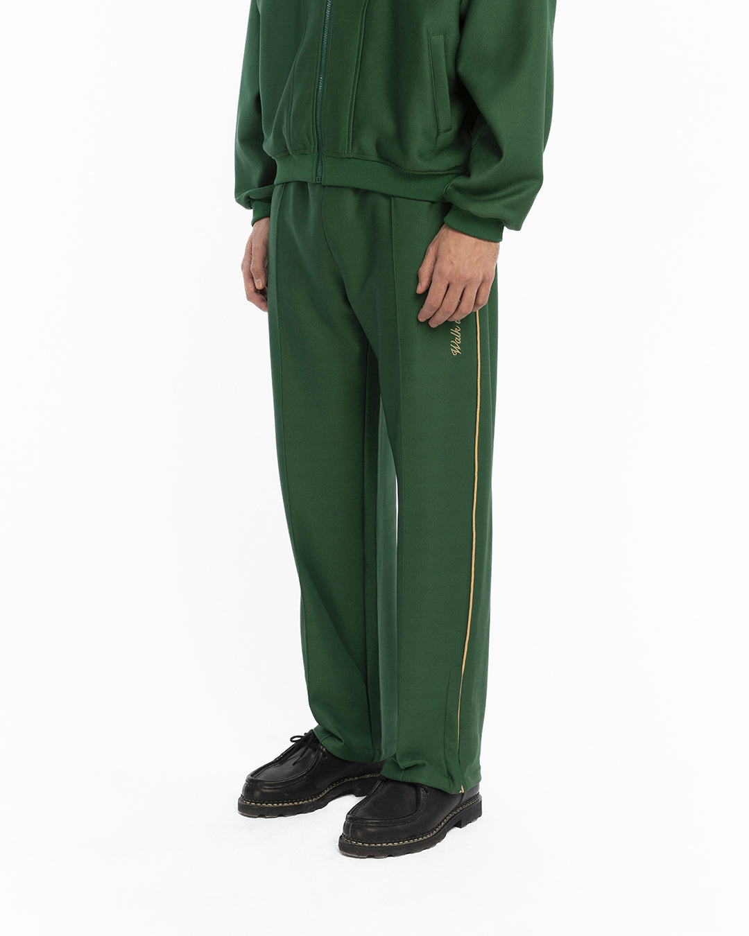 Le pantalon de jogging héritage vert