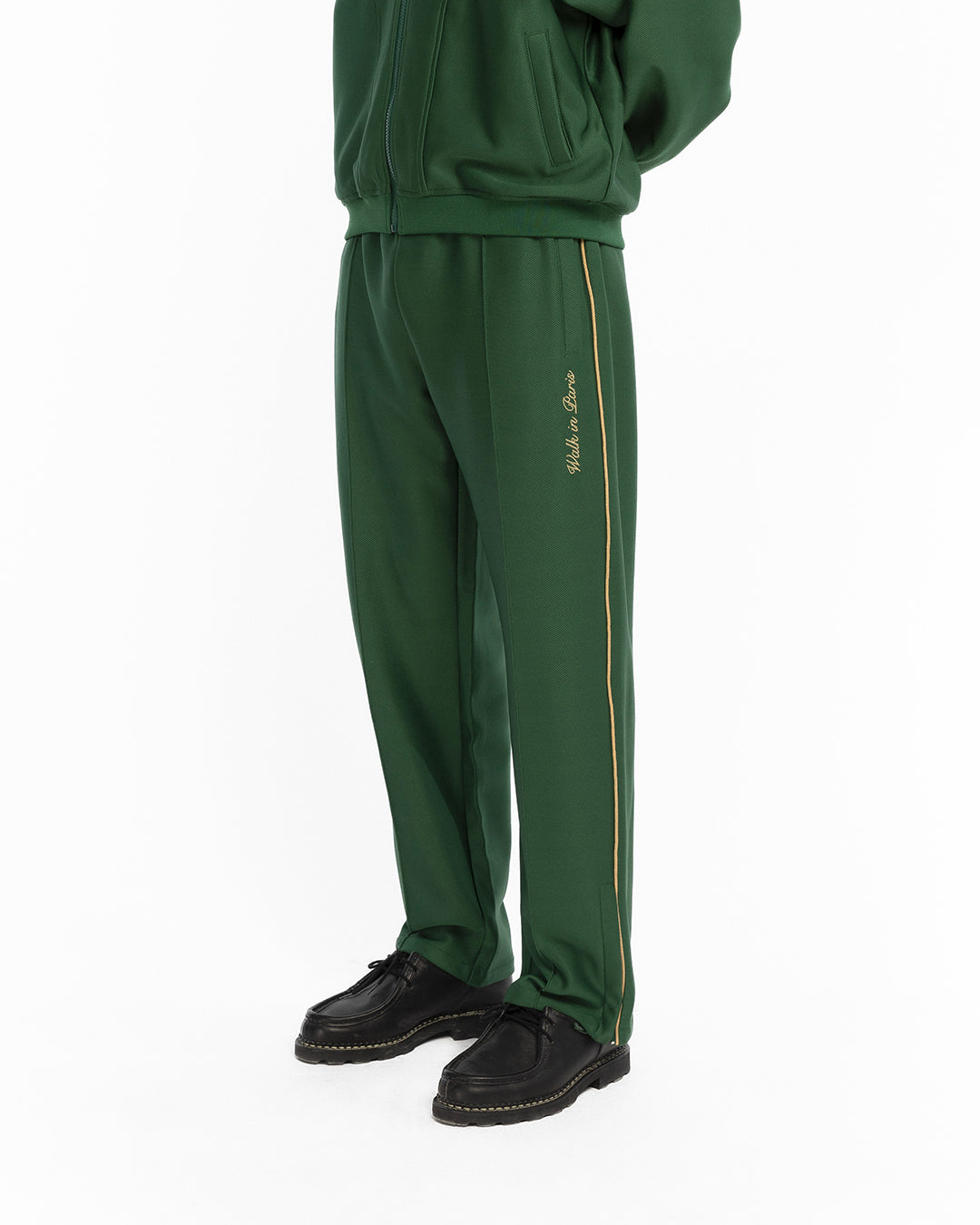 Le pantalon de jogging héritage vert