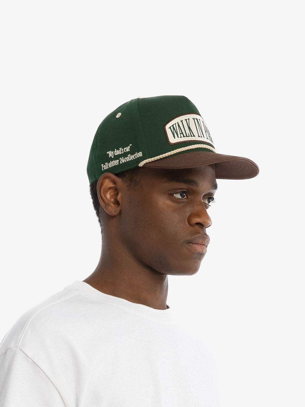 The green "My Dad's Car" cap